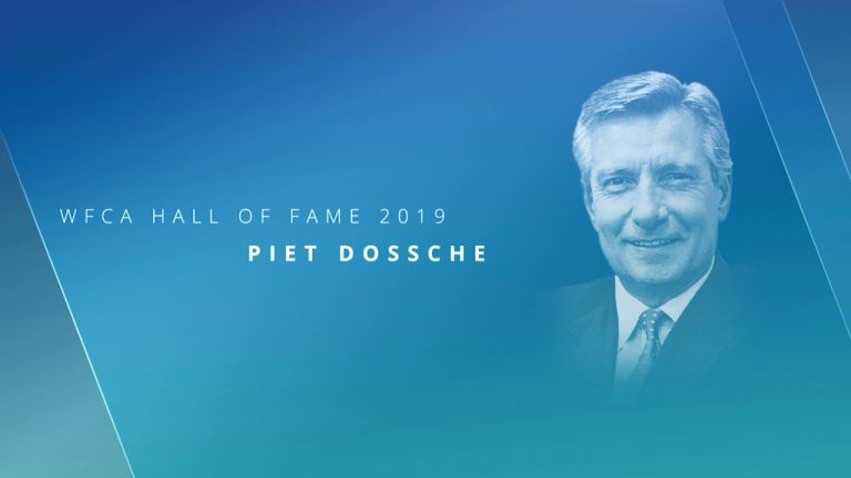 Piet Dossche Induction into the WFCA Hall of Fame at TISE 2020